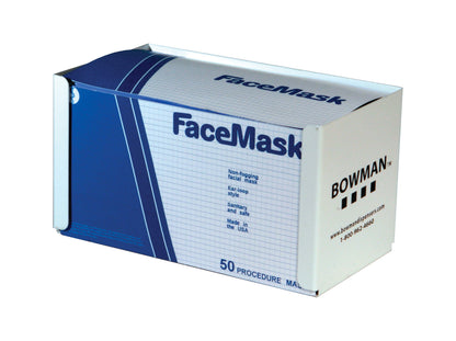 Face Mask Dispenser, Single, Earloop Style, Clear PETG, 7-11/16"W x 4-5/16"H x 4-1/4"D, 12/Case