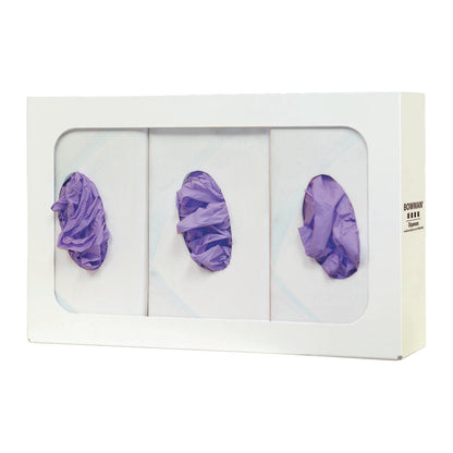 Basic Glove Box Dispenser, No Dividers, Powder-Coated Steel, Triple, 6/Case