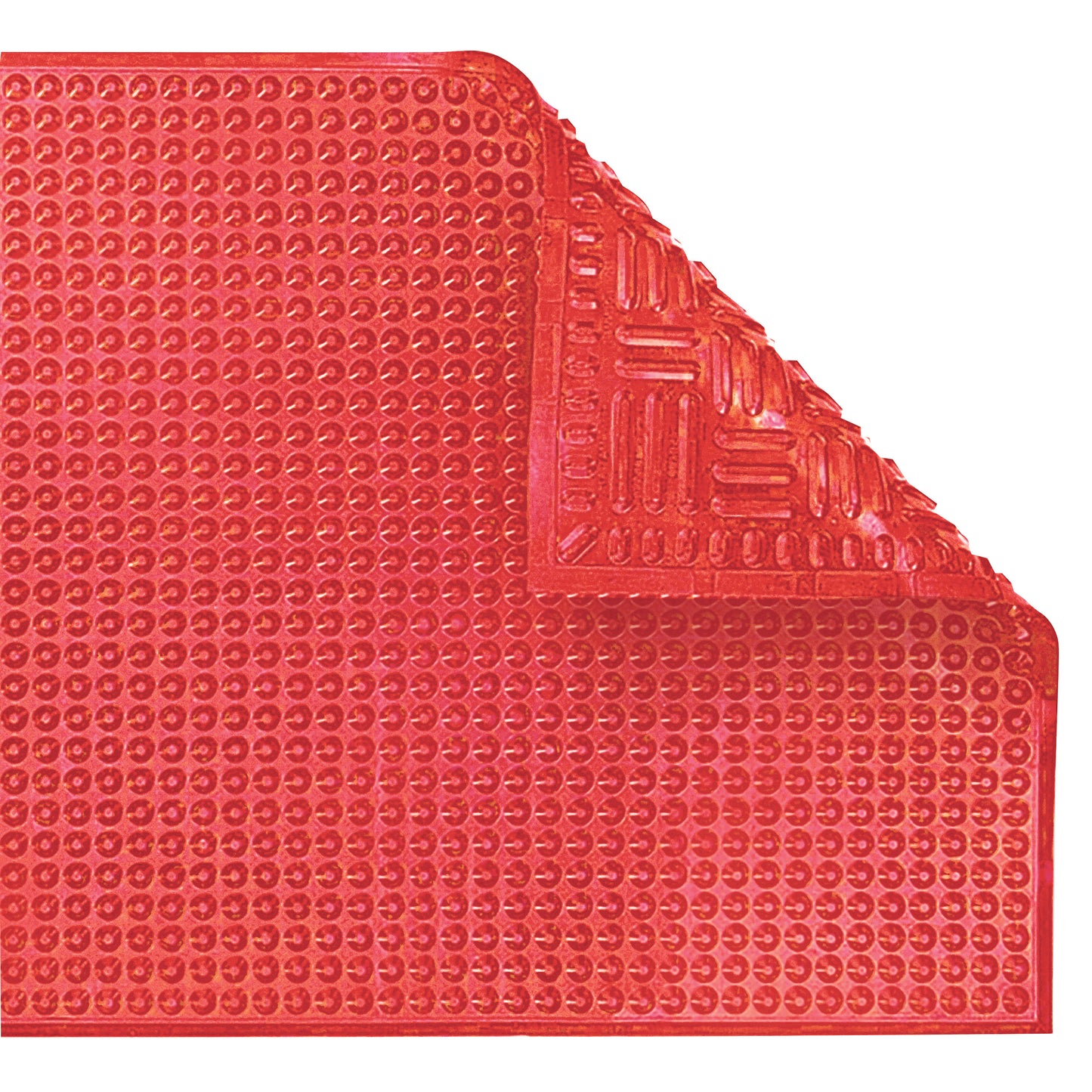 Hygiene Nitrile Floor Mat, 2'W x 3'L, Red