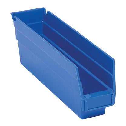 Economy Shelf Bin, 2-3/4"W x 4"H x 11-5/8"D, Blue, 36/Case