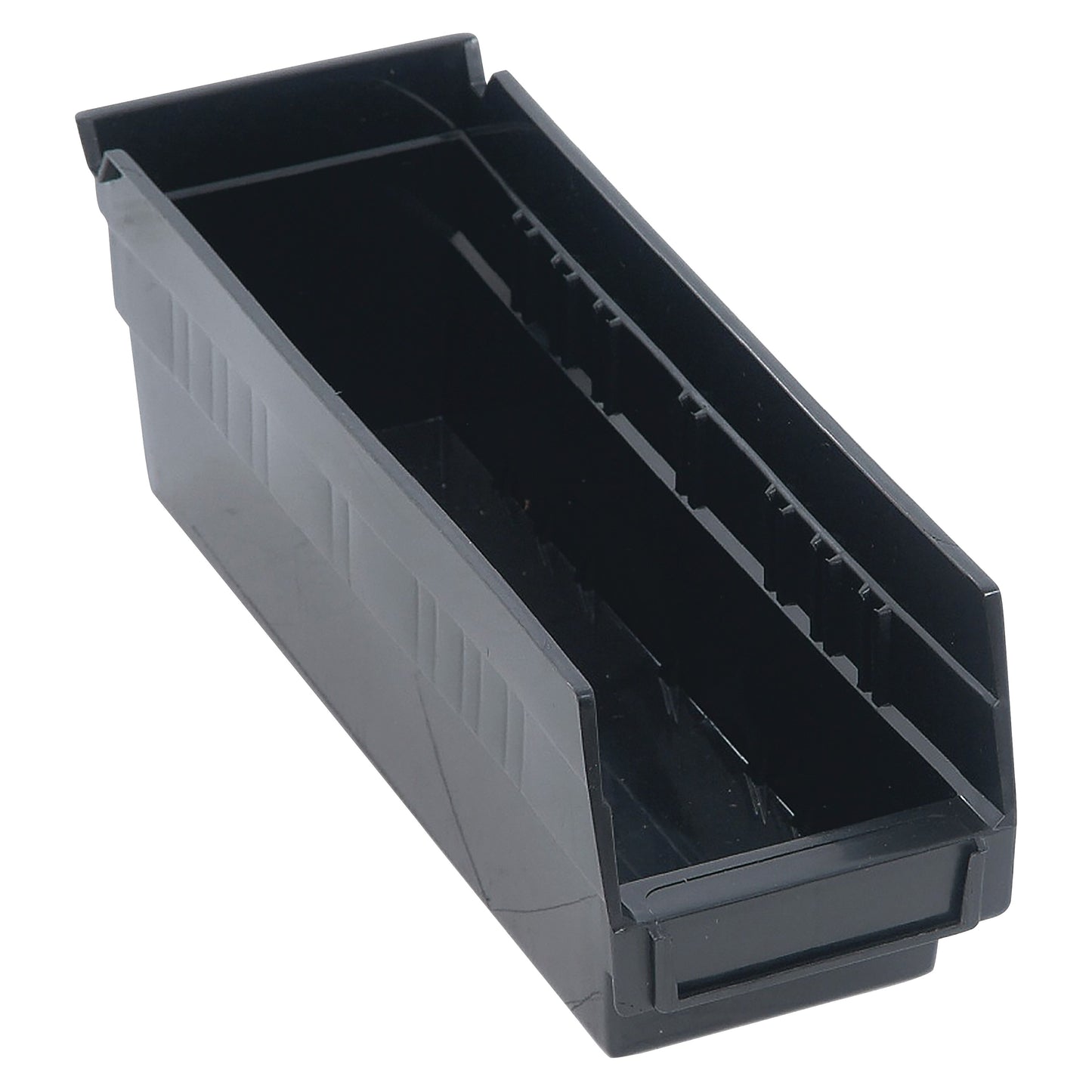 Economy Shelf Bin, 4-1/8"W x 4"H x 11-5/8"D, Black, 36/Case