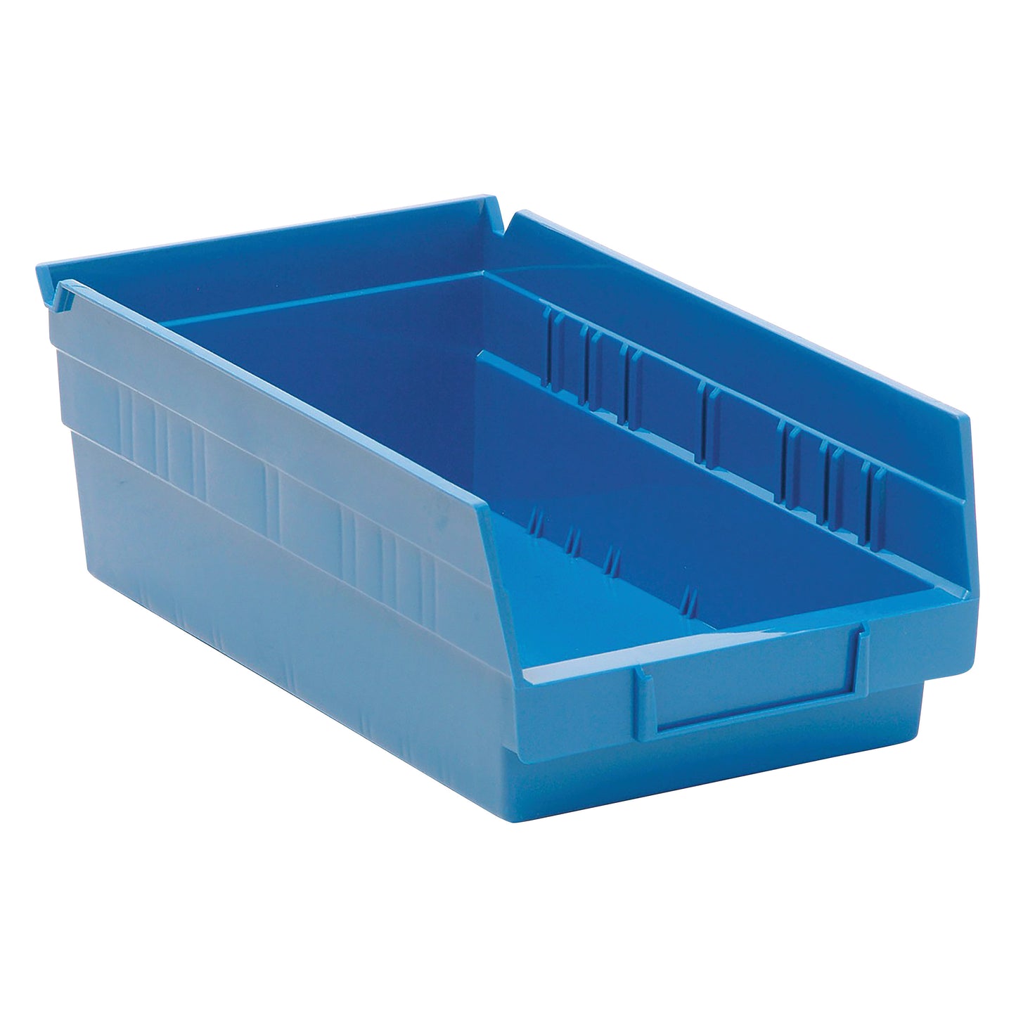 Economy Shelf Bin, 6-5/8"W x 4"H x 11-5/8"D, Blue, 30/Case