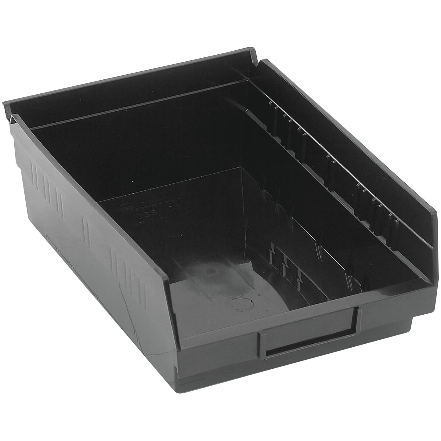 Economy Shelf Bin, 8-3/8"W x 4"H x 11-5/8"D, Black, 20/Case