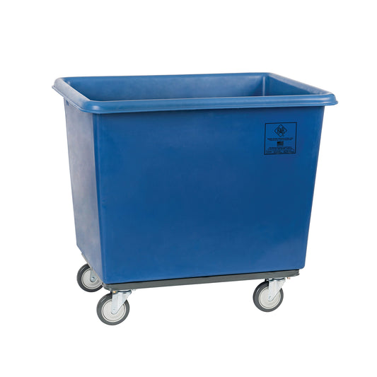 General Purpose Bushel Poly Truck, 20 Bushels, 49-3/4"W x 37-3/4"H x 34"D, 640-lb. Cap., Dark Blue