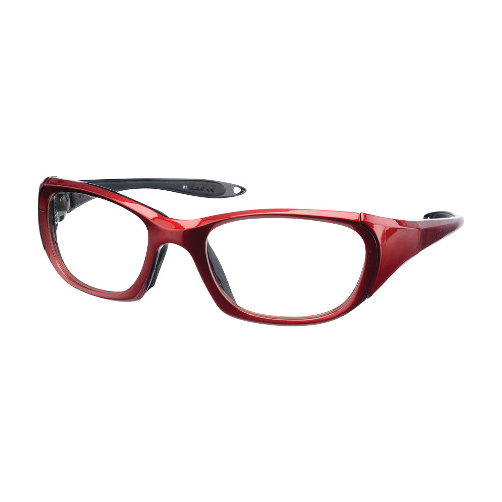UltraSoft Radiation Protection Eyewear, Plano, Red