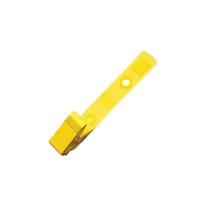 MR-Safe Badge Clip, Yellow, 25/Bag