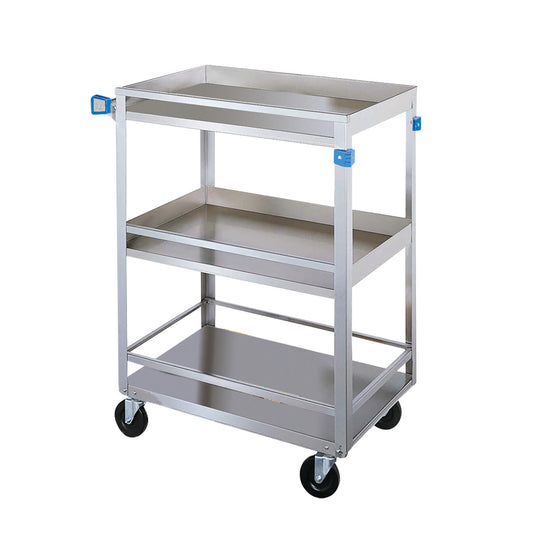 AliMed® Stainless Steel Utility Cart with Guard Rails
