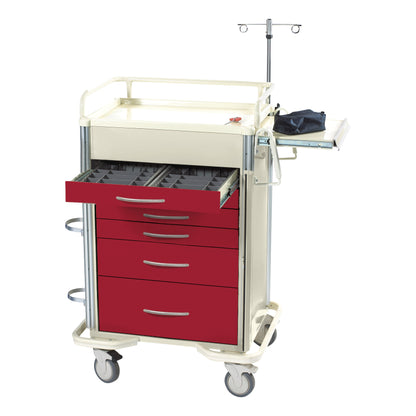 Accessory Packages for AliMed Select Series Emergency Medical Carts, Deluxe, 7-Accessory Package