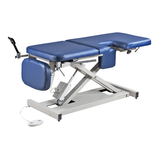 Multi-Use Power Imaging Table w/Stirrups, Royal Blue
