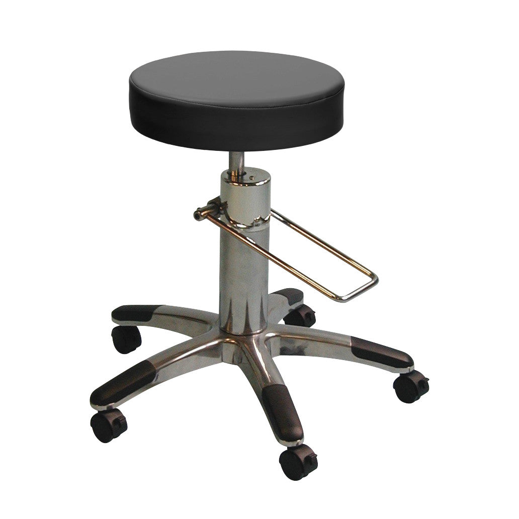 Hydraulic Stool without Backrest, Black
