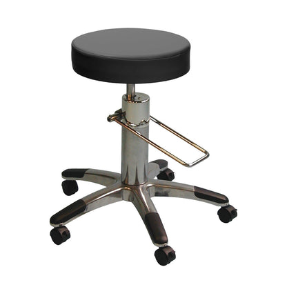 Hydraulic Stool without Backrest, Black
