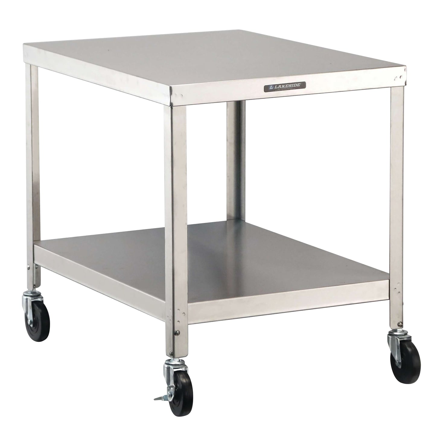 Mobile Machine Stand, Heavy Duty, 2 Shelves, 25-1/4"W x 33-1/4"L x 29-3/16"H