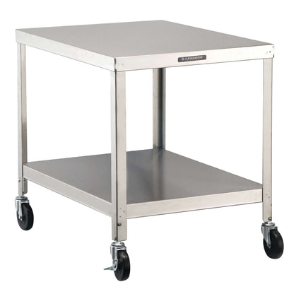 Mobile Machine Stand, Heavy Duty, 2 Shelves, 25-1/4"W x 33-1/4"L x 29-3/16"H