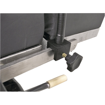Malleable Anesthesia Screen with Built-in Rail Clamps