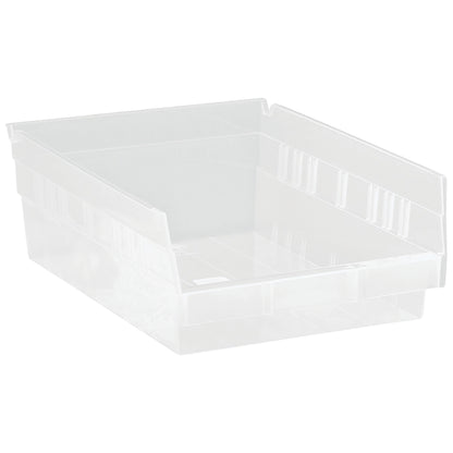 Economy Shelf Bin, 8-3/8"W x 4"H x 11-5/8"D, Clear-View, 20/Case
