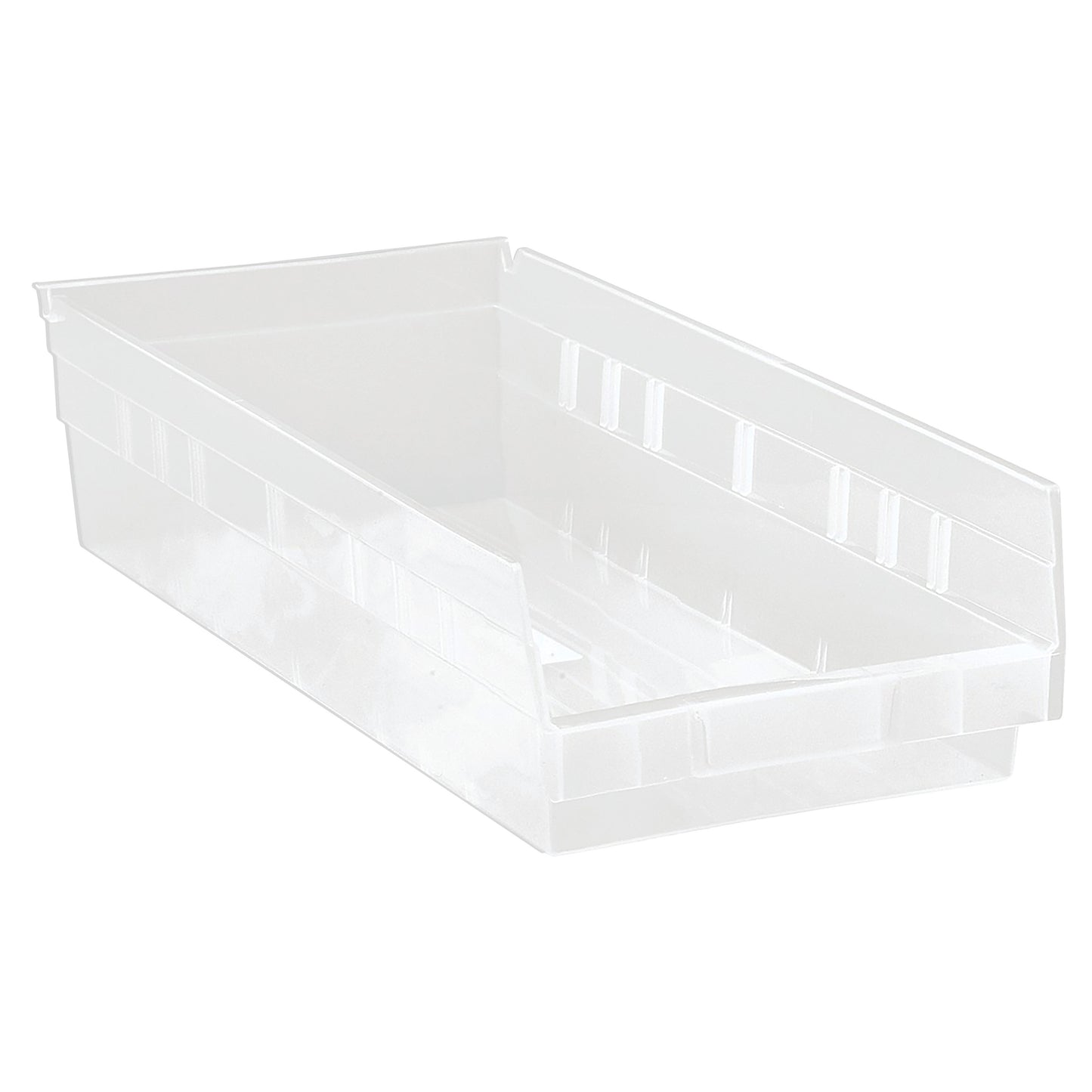Economy Shelf Bin, 6-5/8"W x 4"H x 17-7/8"D, Clear-View, 20/Case