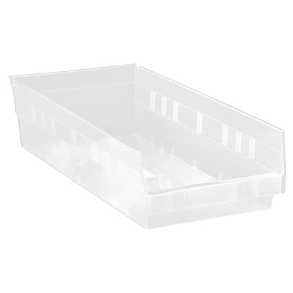 Economy Shelf Bin, 6-5/8"W x 4"H x 17-7/8"D, Clear-View, 20/Case