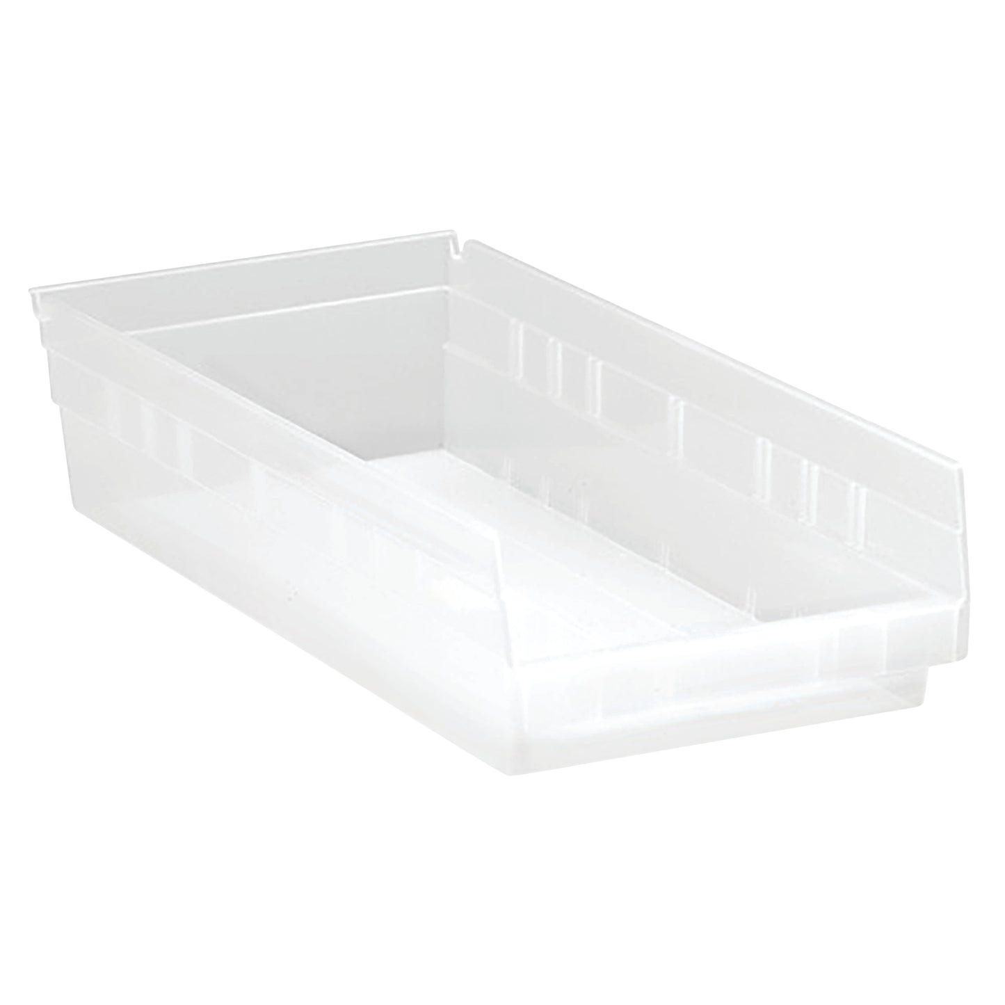 Economy Shelf Bin, 8-3/8"W x 4"H x 17-7/8"D, Clear-View, 10/Case