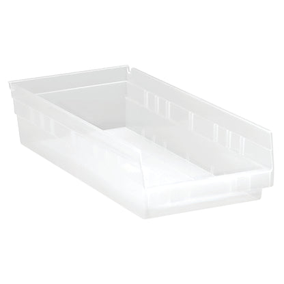 Economy Shelf Bin, 8-3/8"W x 4"H x 17-7/8"D, Clear-View, 10/Case