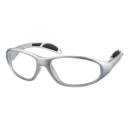 Ultralite Wraparound Radiation Protection Glasses, Regular, Plano, Silver