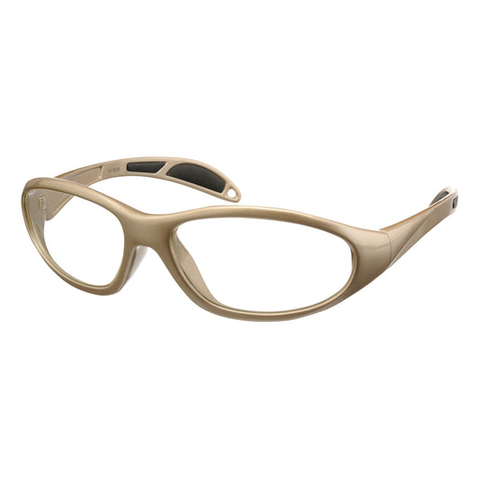 Ultralite Wraparound Radiation Protection Glasses, Regular, Plano, Taupe