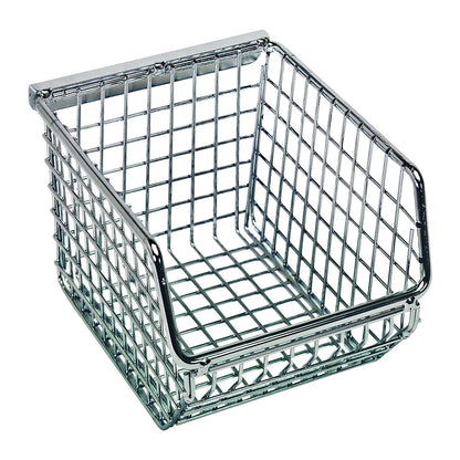 Mesh Stack and Hang Wire Bin, 4-1/4"W x 3"H x 5-1/4"D, 20/Case
