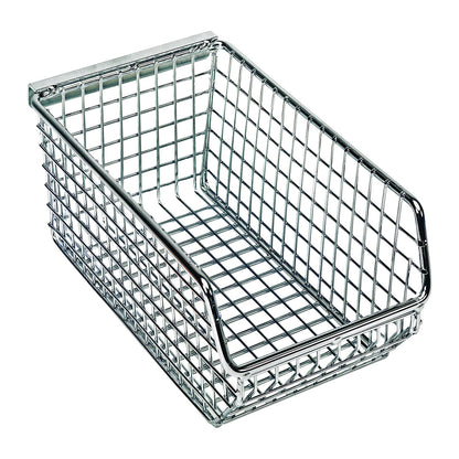 Mesh Stack and Hang Wire Bin, 4-1/4"W x 3"H x 7-1/4"D, 20/Case