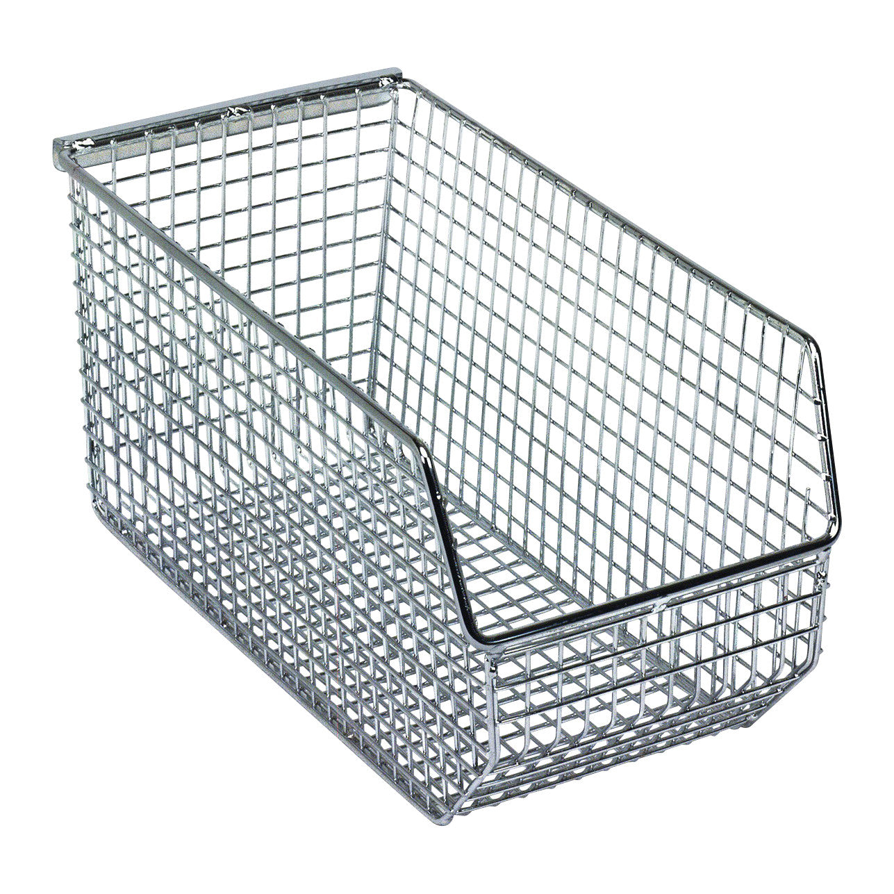 Mesh Stack and Hang Wire Bin, 5-1/2"W x 5"H x 10-3/4"D, 10/Case