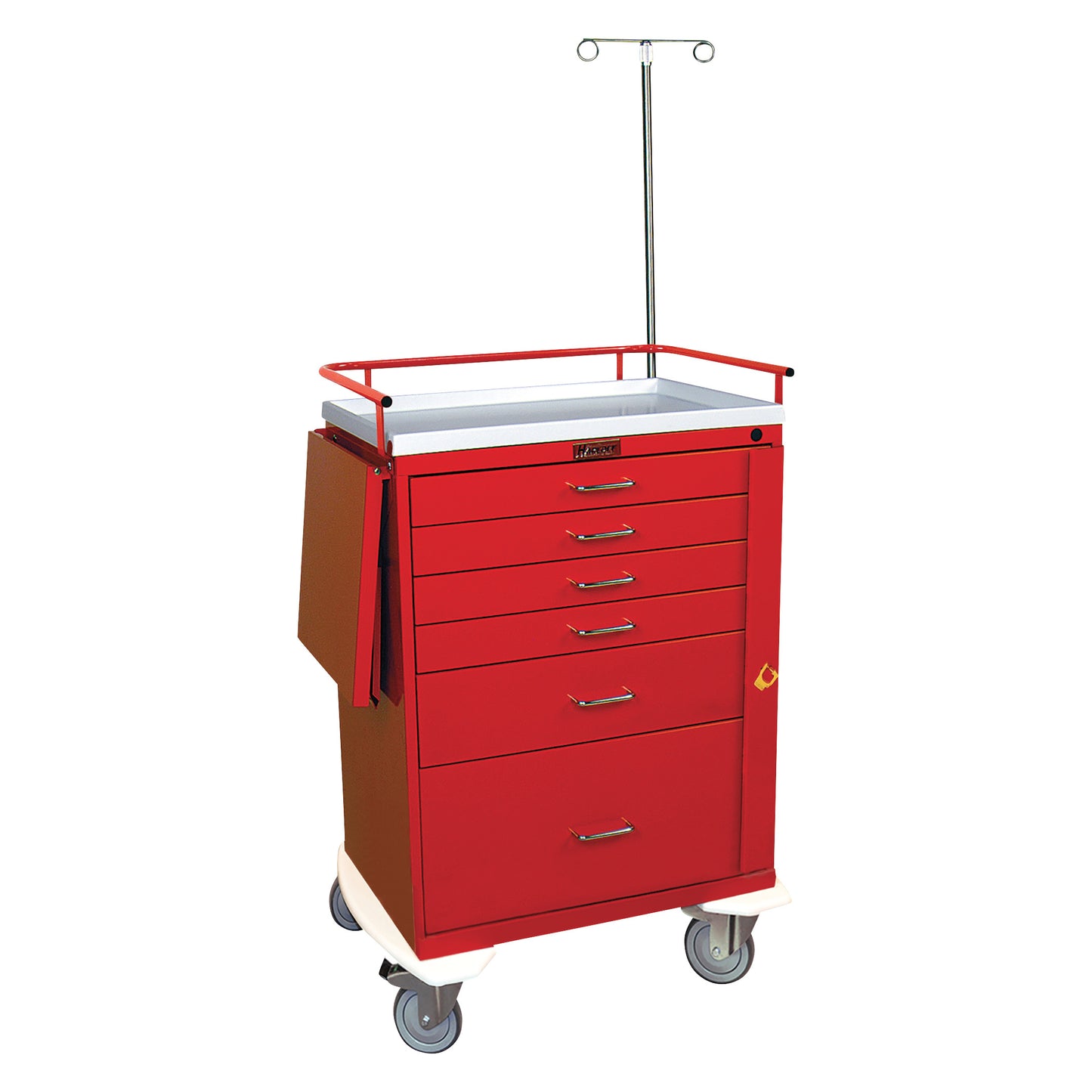 AliMed® Quick Ship 6-Drawer Deluxe Emergency Cart with Accessories