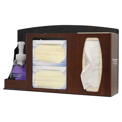 Basic Hygiene Center, Counter/Wall, Hand Sanitizer Holder, No Sign, Cherry ABS