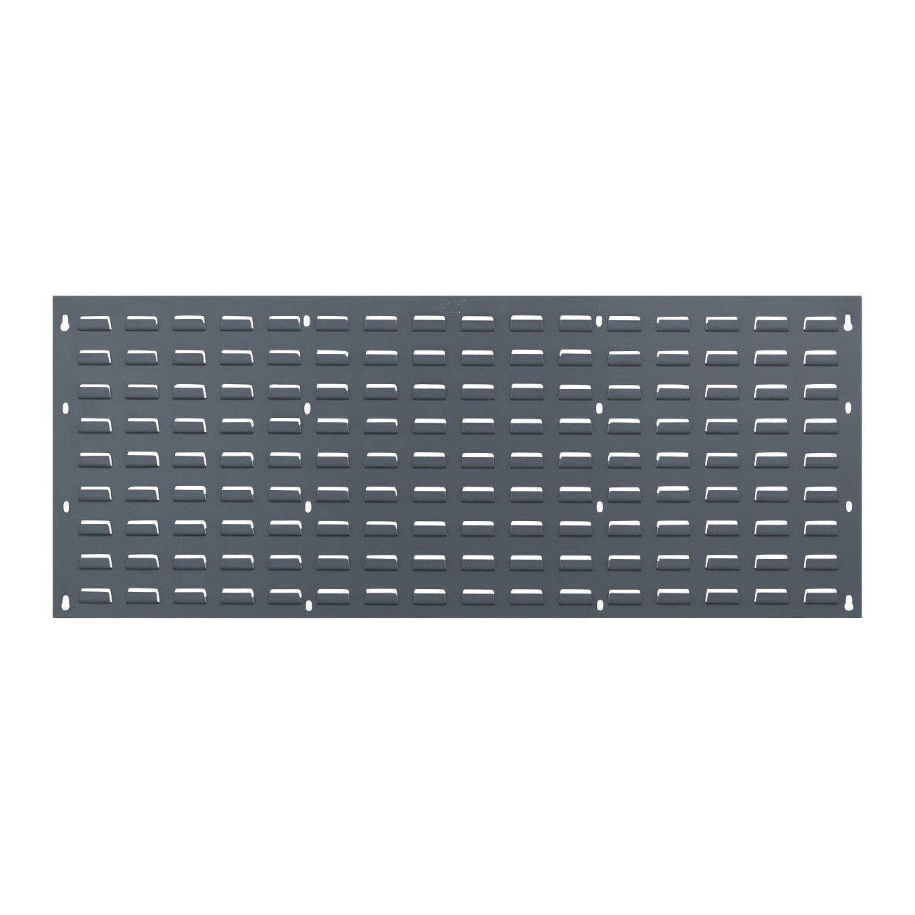 Solid Louvered Panel, 48"W x 19"H, Grey