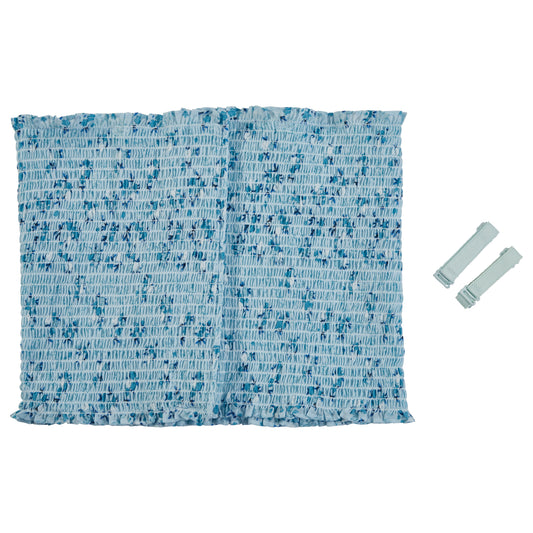 Lined Breast Binder, Floral Blue, 2X-Large