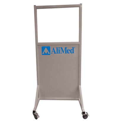 Mobile Leaded Glass Barrier, 30"W x 24"H Viewing Panel