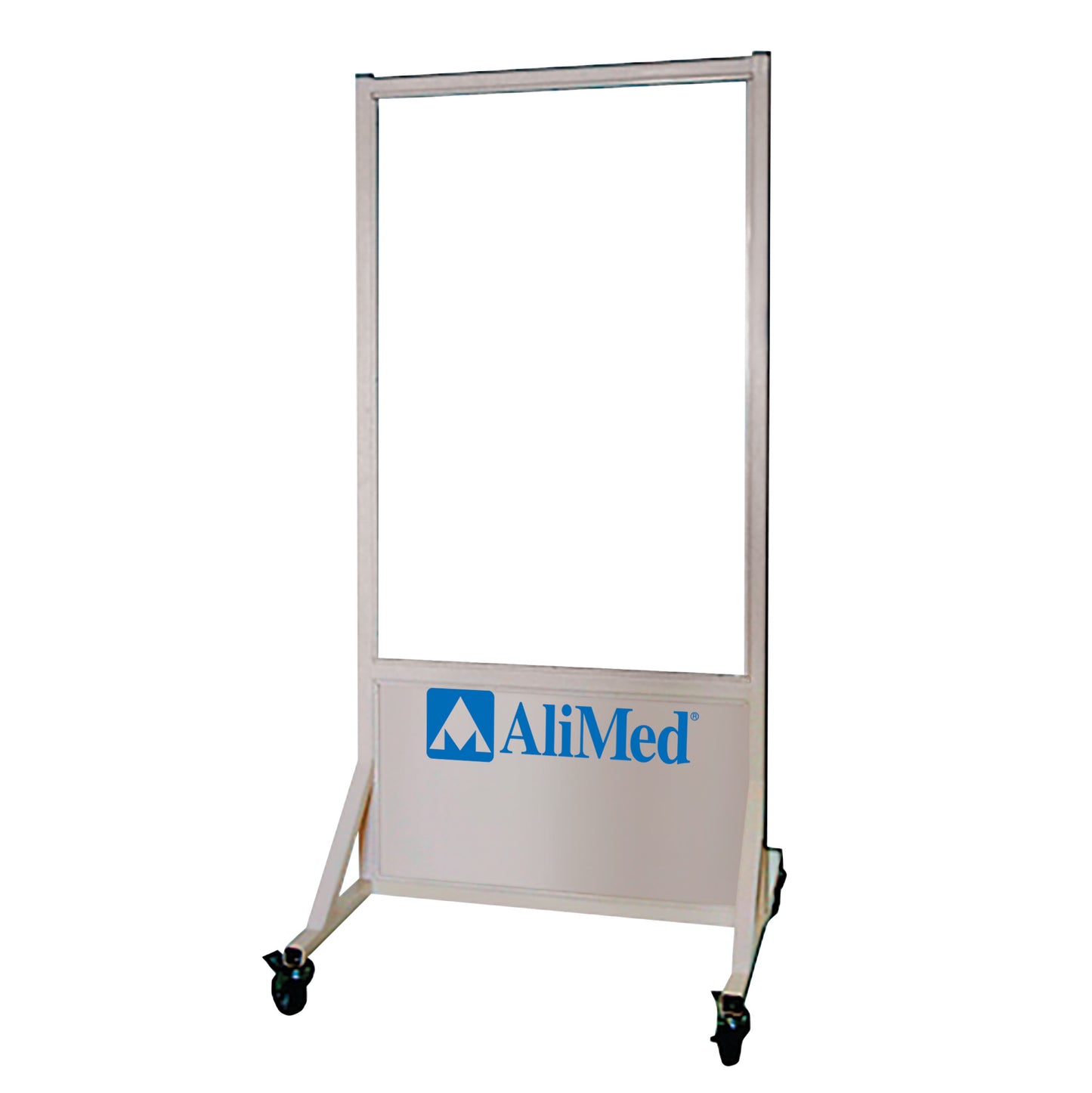 Mobile Leaded Glass Barrier, 30"W x 48"H Viewing Panel