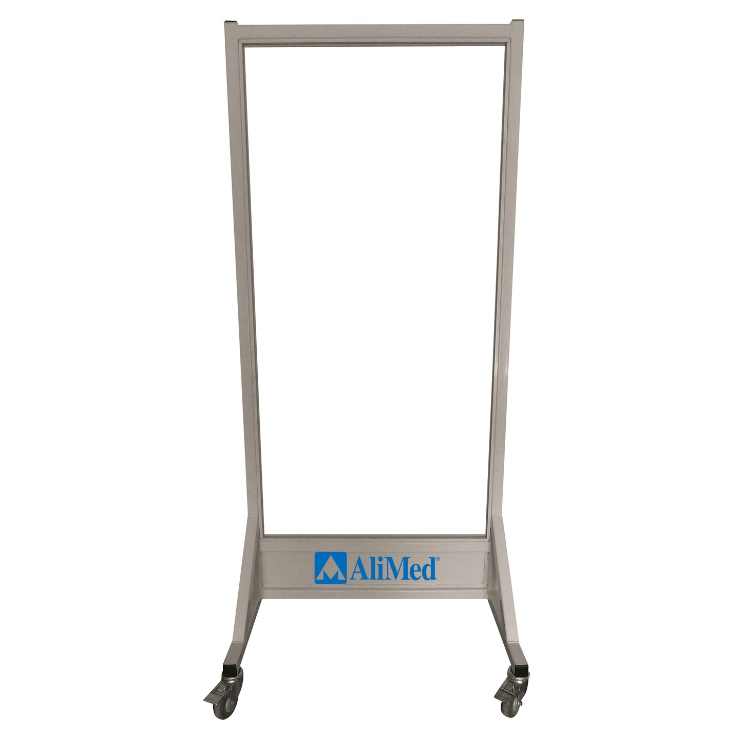 Mobile Leaded Glass Barrier, 30"W x 60"H Viewing Panel