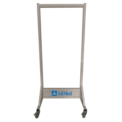 Mobile Leaded Glass Barrier, 30"W x 60"H Viewing Panel