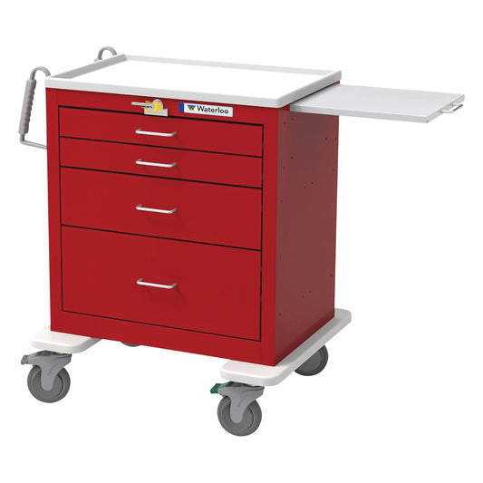 Waterloo Healthcare 4-Drawer Short Emergency Cart