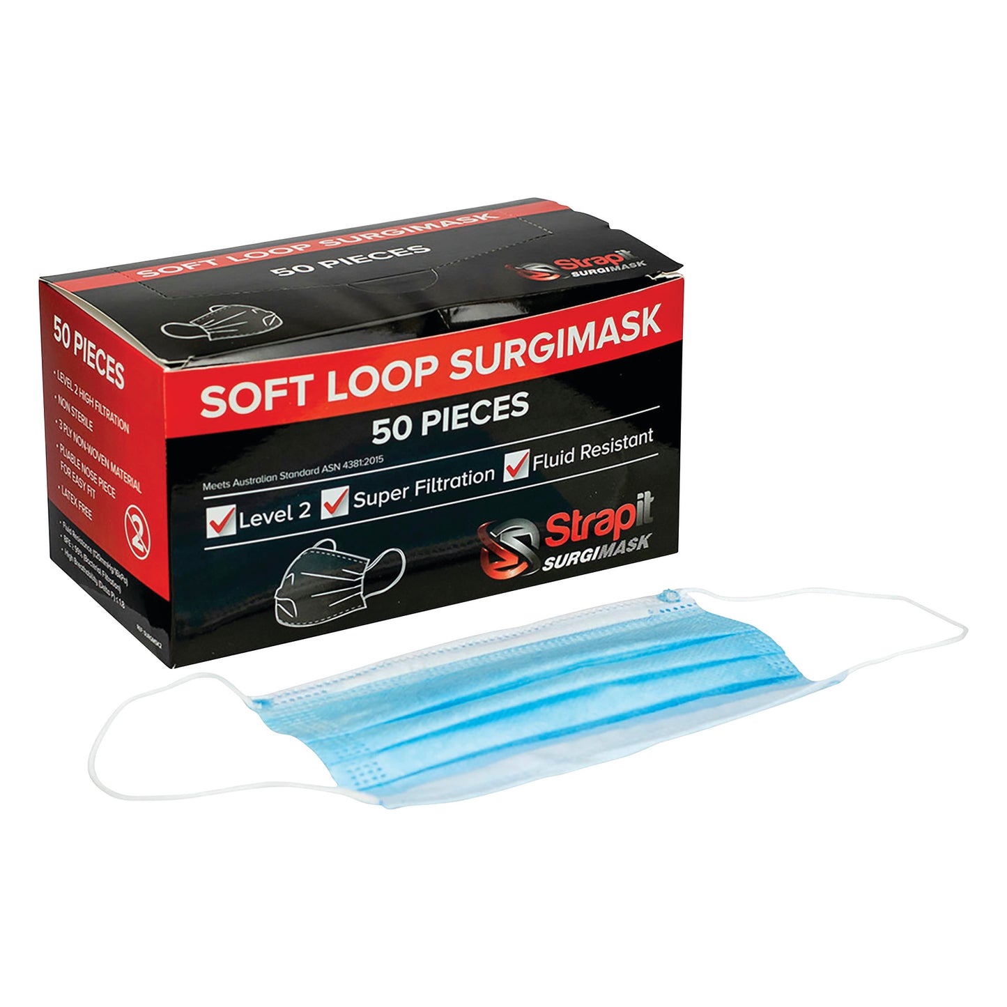 Strapit Surgimask Disposable Face Mask