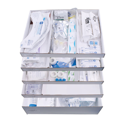 Drawer Refill Kits for Emergency Medical Carts: Set of 5
