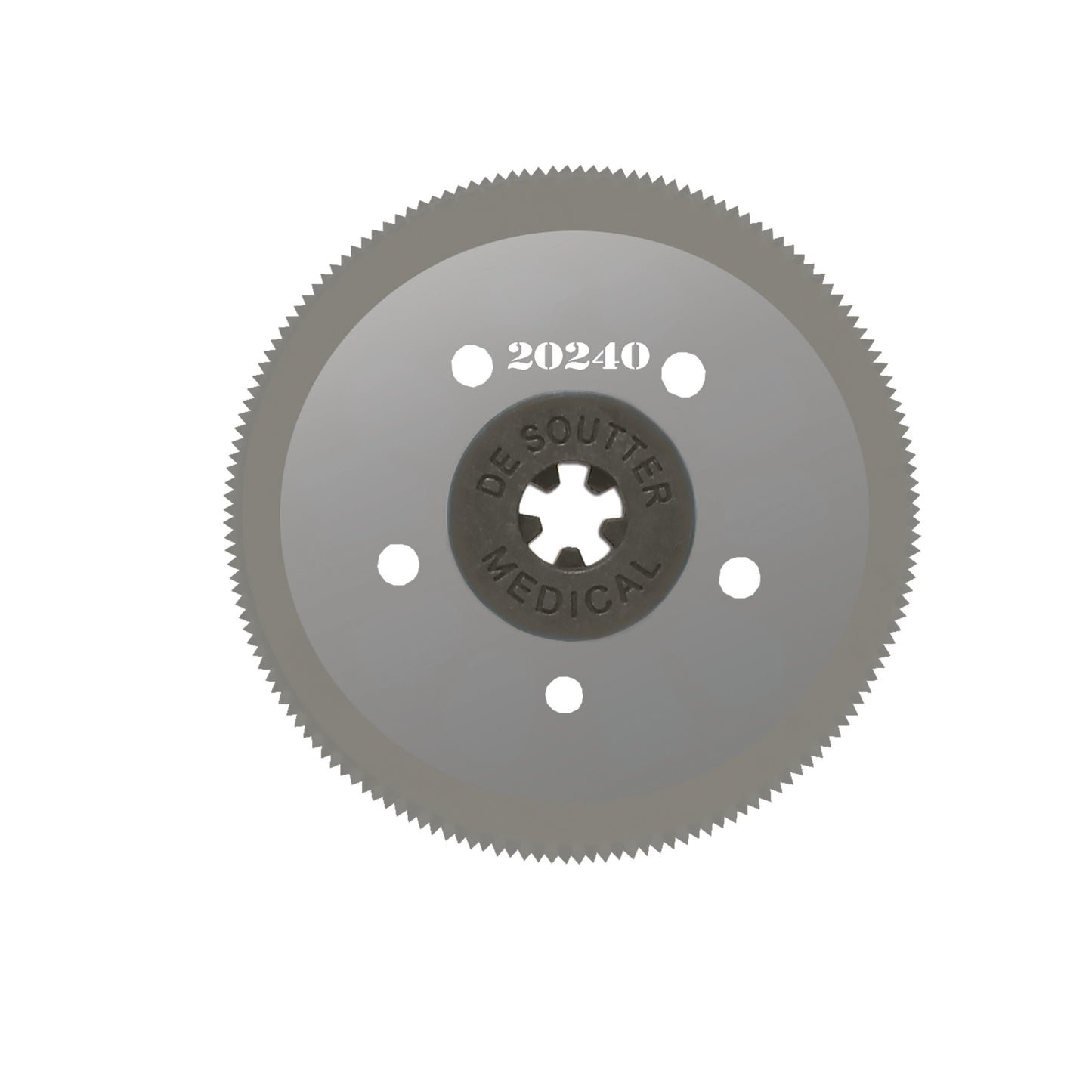 Cast Saw Blade for DeSoutter CleanCast CC7 and CC8 Cast Saw, Ion Nitride, 40 mm Radius Segment