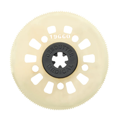 Cast Saw Blade for DeSoutter CleanCast CC7 and CC8 Cast Saw, Zirconium Nitride, 64 mm Circular