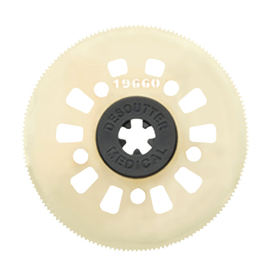 Cast Saw Blade for DeSoutter CleanCast CC7 and CC8 Cast Saw, Zirconium Nitride, 64 mm Circular