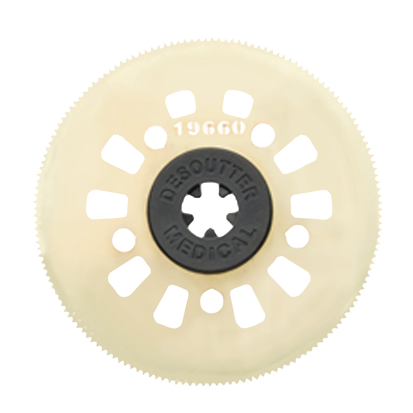 Cast Saw Blade for DeSoutter CleanCast CC7 and CC8 Cast Saw, Zirconium Nitride, 32 mm Radius Segment