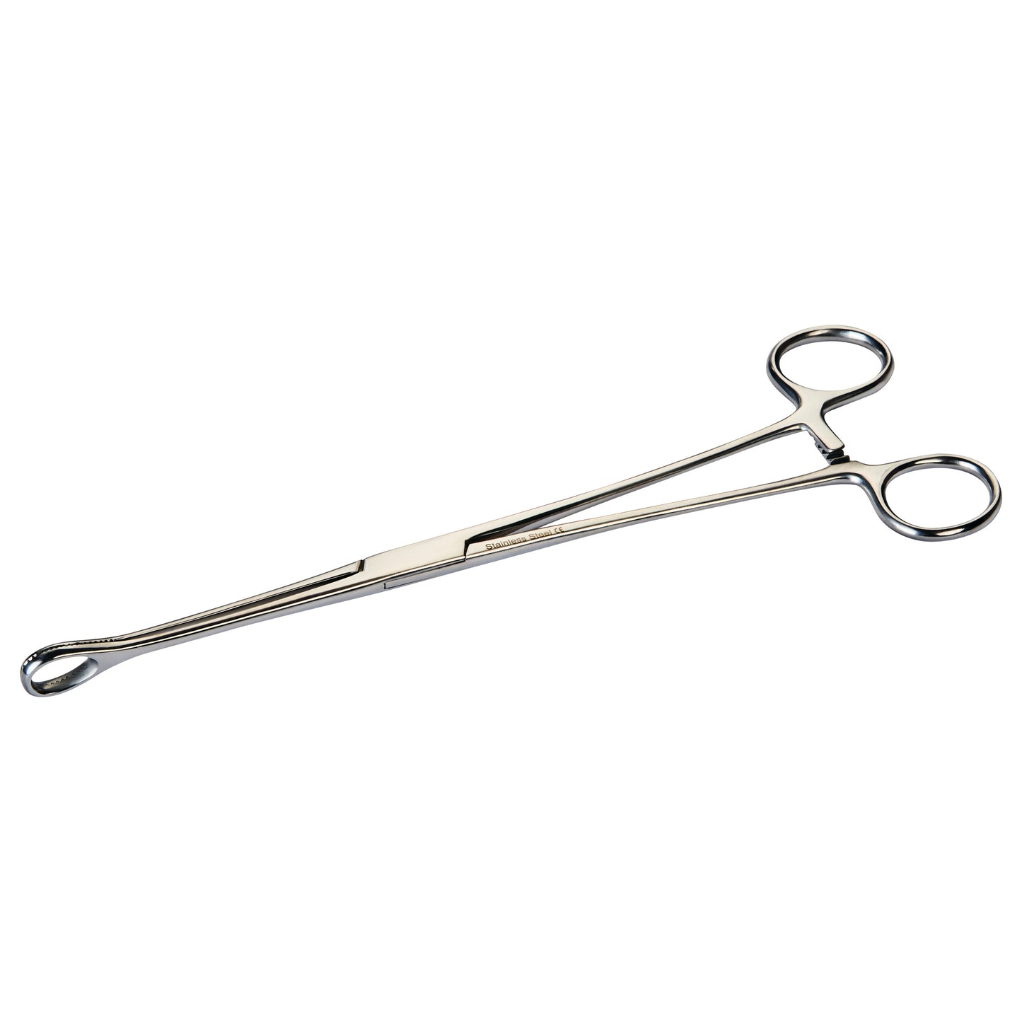 Serrated Foerster Sponge Forceps, 9-1/2"L, Straight, Economy Steel