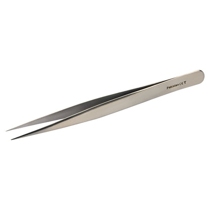 Swiss-Style Tweezer, Style 1, 4-3/4"L, Economy Steel