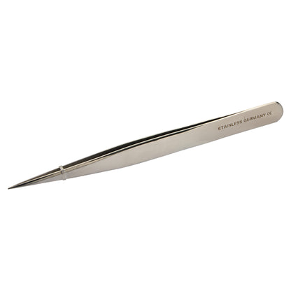 Swiss-Style Tweezer, Style 3C, 4-3/8"L, Stainless Steel