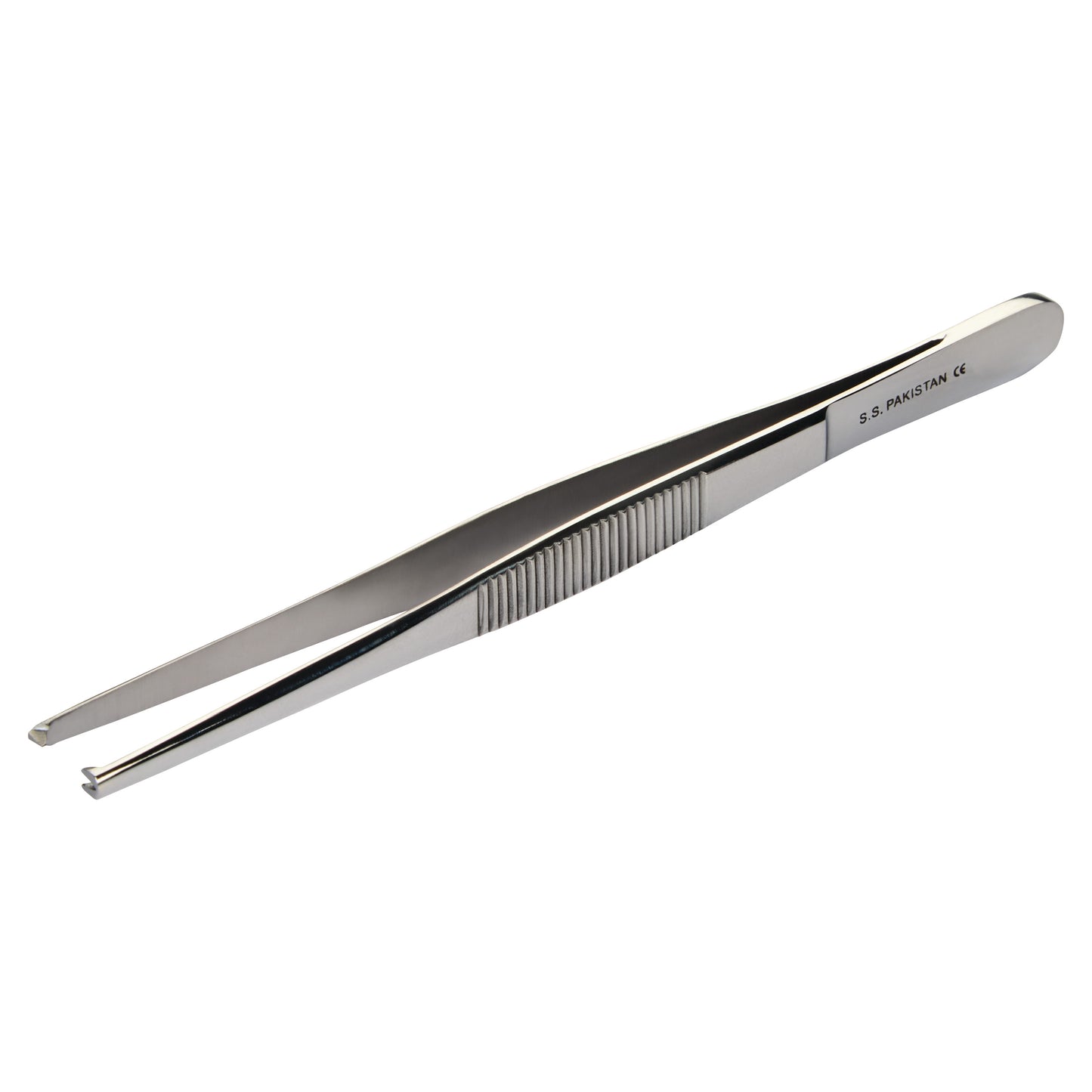 Tissue Forceps, 5"L, 1x2 Teeth, Economy Steel