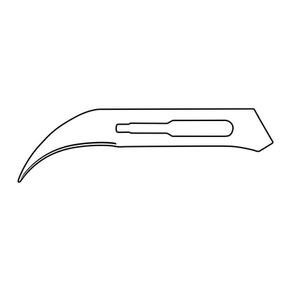 Carbon Steel Blade, No. 12, 4-112, 100/Box