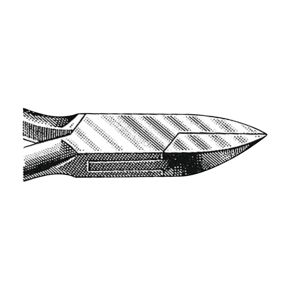 Double-Spring Nail Nippers, 5-5/8"L, Concave Jaw, Stainless Steel, 40-212SS