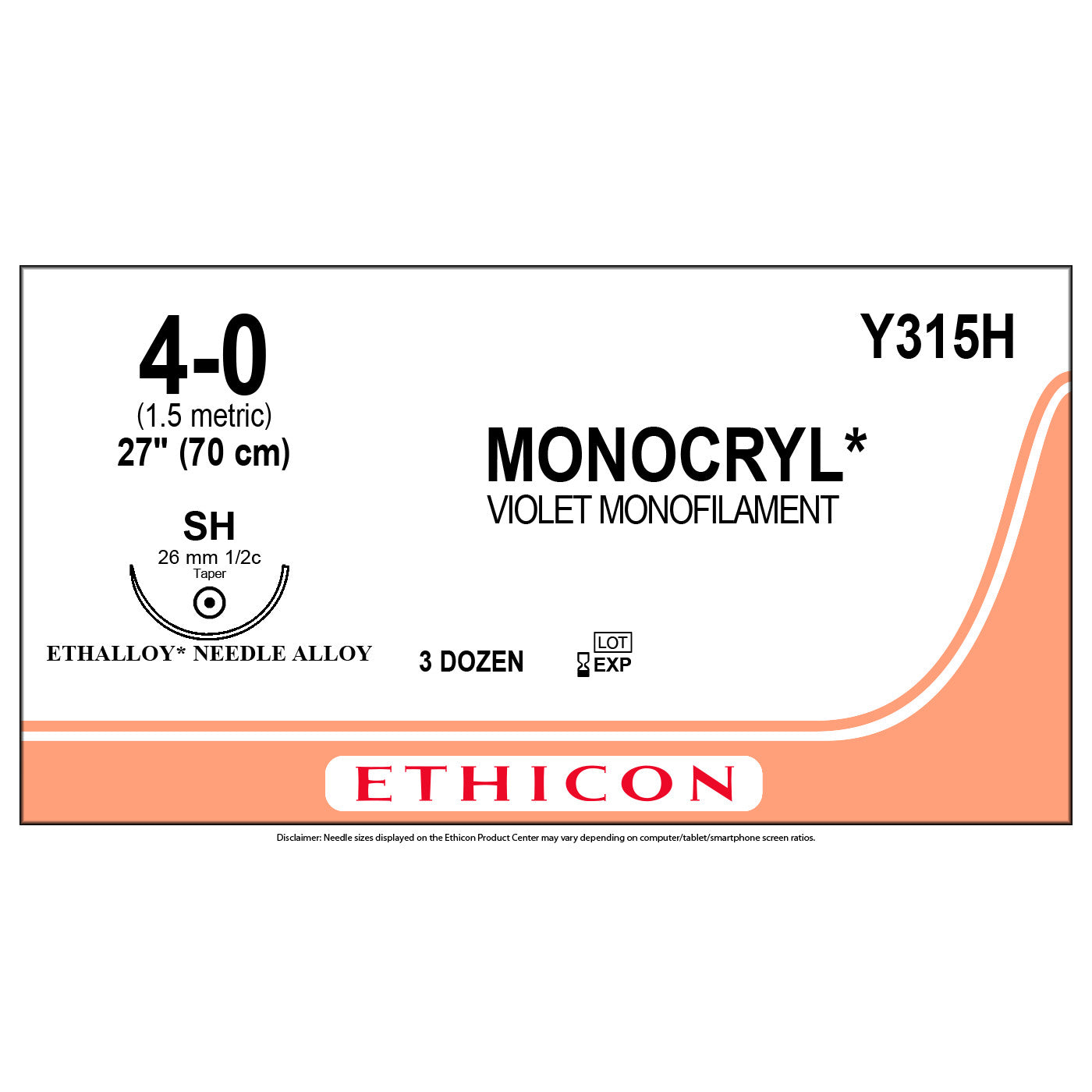 Ethicon MONOCRYL® 4-0 Suture
